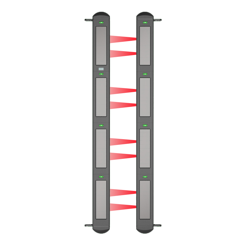 八光束太陽能對(duì)射式電子圍欄 HB-T001R8